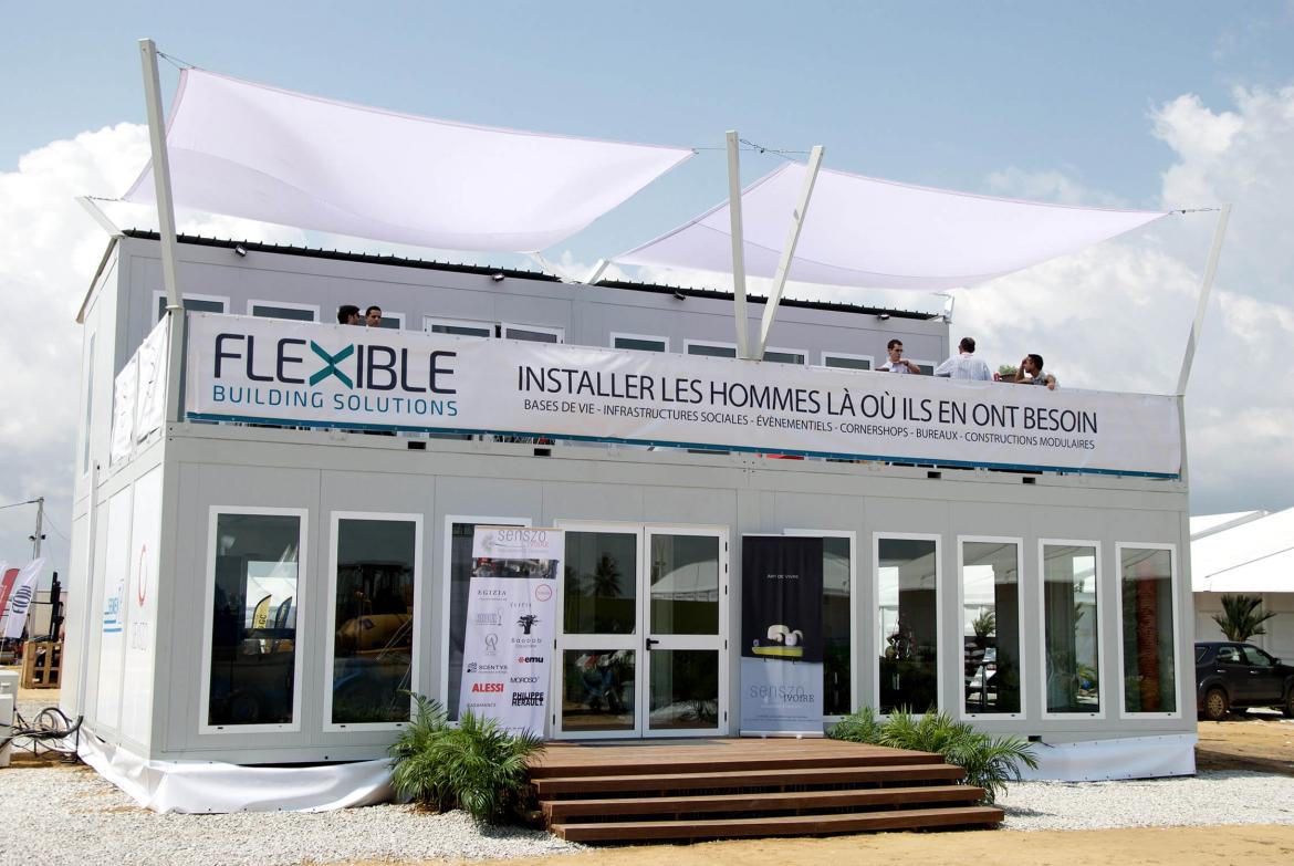 Livraison d'une construction modulaire Flexible