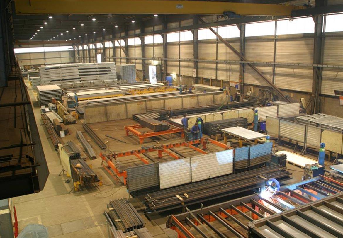 Chaîne de fabrication dans l'usine de BCI