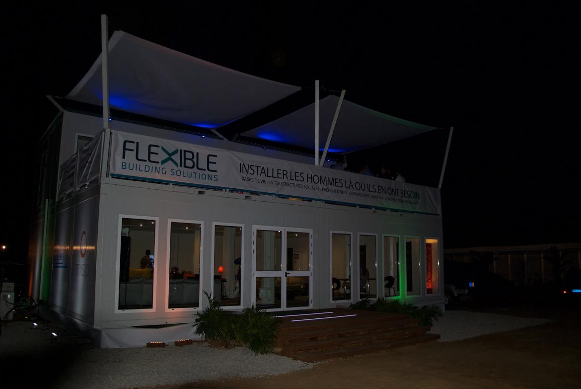 Livraison d'une construction modulaire Flexible