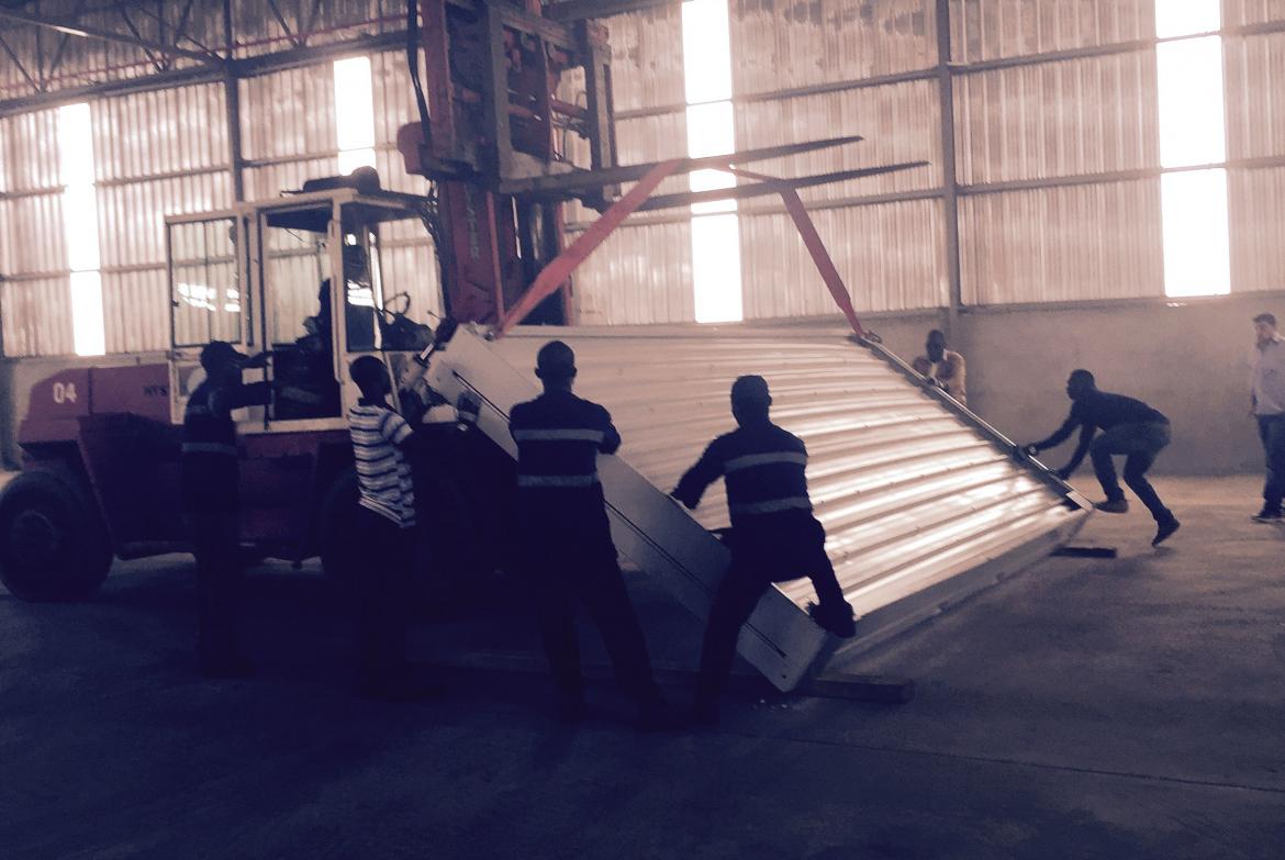 Réception d'une construction modulaire Flexible